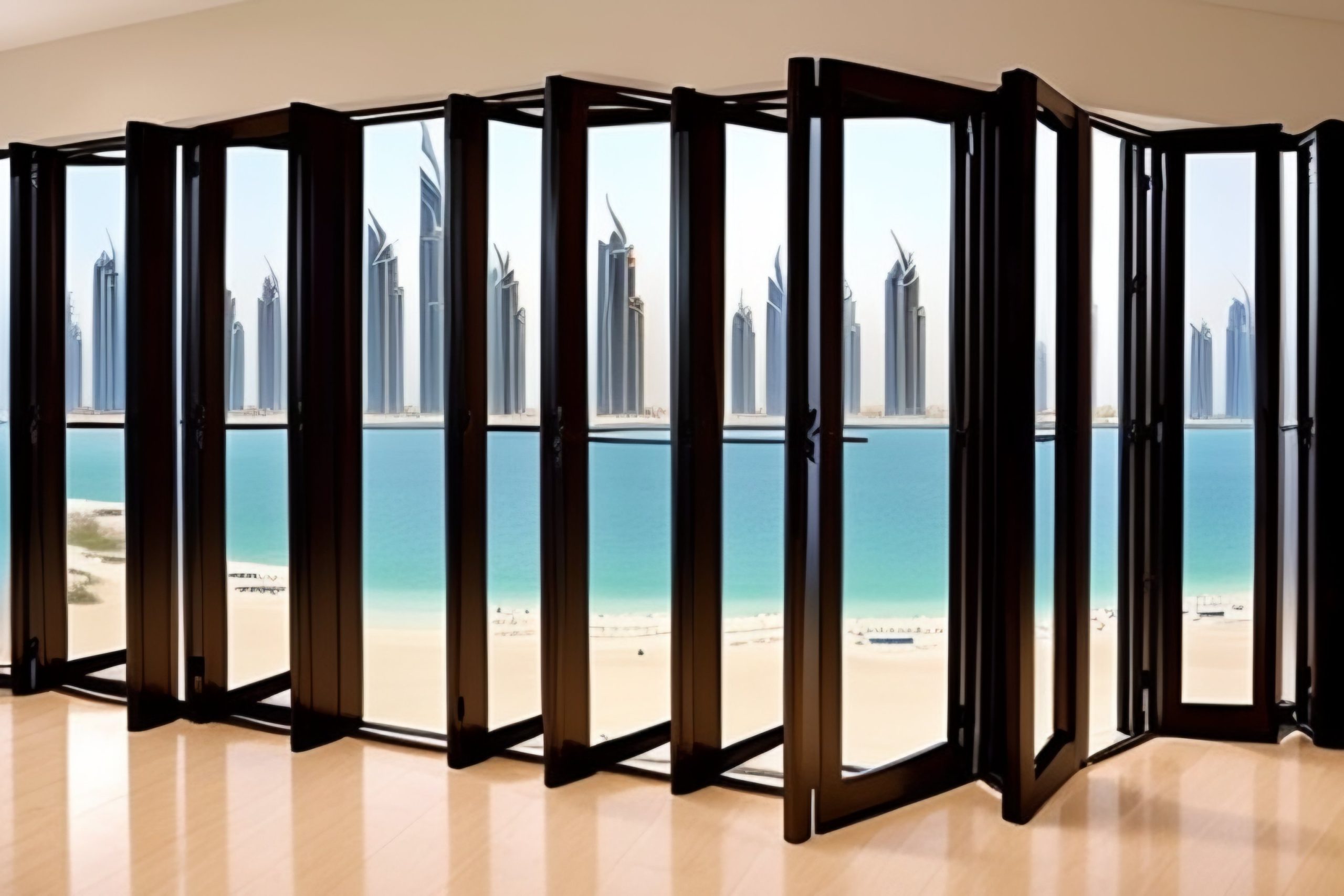 The Benefits of Using Folding Doors in Dubai Commercial Spaces Folding Doors Dubai Glass