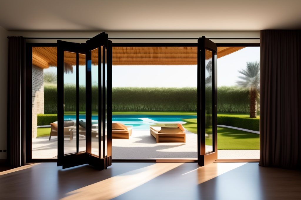 Dubai Home with Ultra Slim Folding Doors