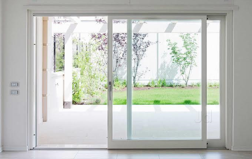 Sliding glass doors