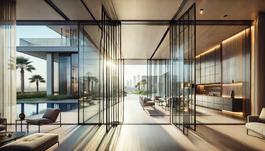 Frameless Folding Doors Dubai