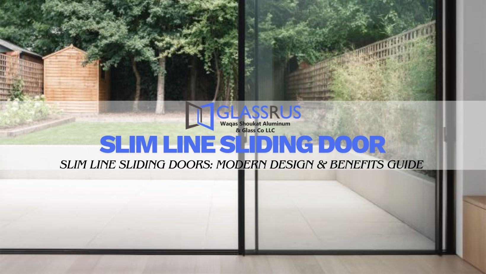 slim line sliding door