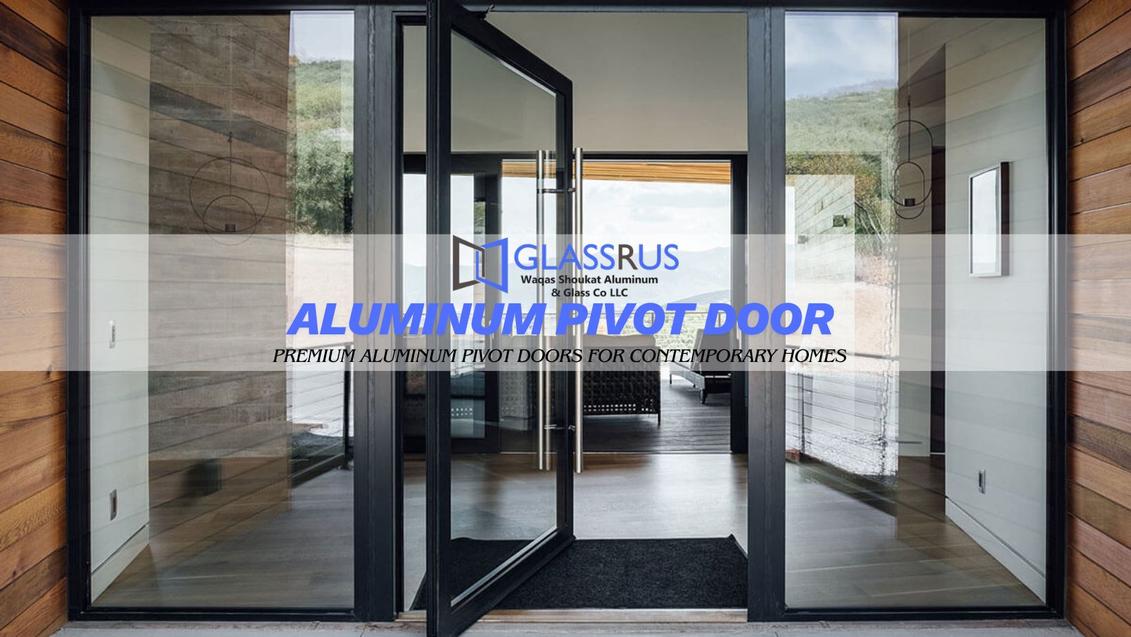 Aluminum Pivot Doors
